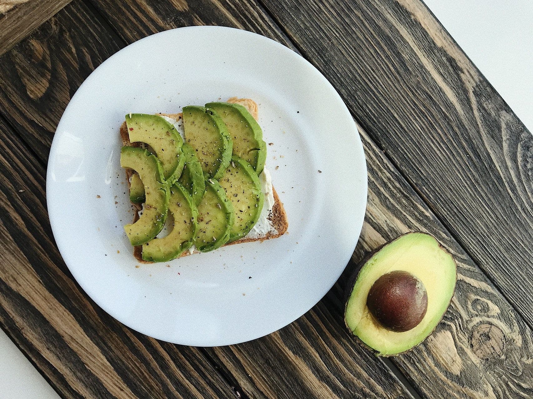 Avocat sur toast